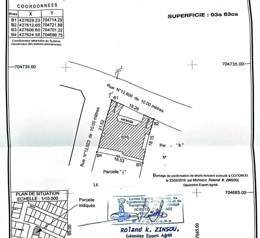 Villa R+2 à vendre à Agla Filao - BENIN-IMMO