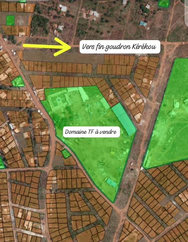 Domaine à vendre à Kanssoukpa Abomey-Calavi avec Titre Foncier