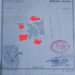 Parcelle clôturée de 357 m² à vendre à Vèdoko – Zézoumè - BENIN-IMMO