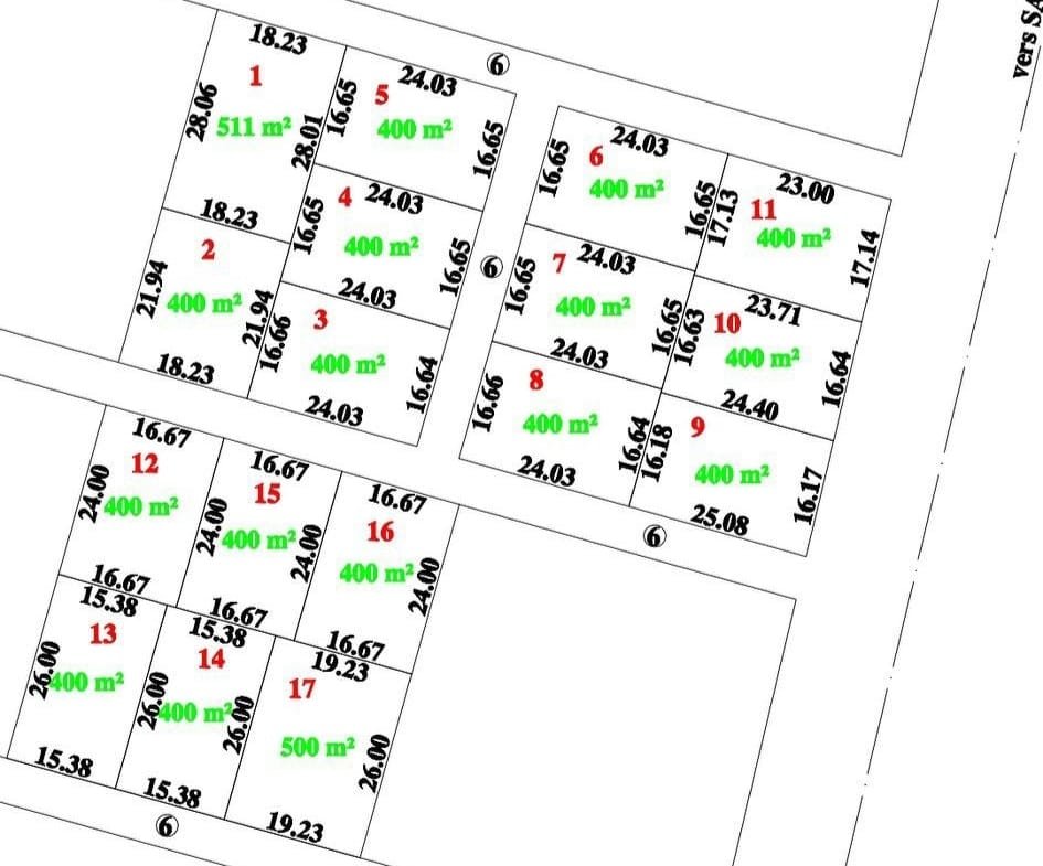 17 Parcelles à Vendre à Ouidah Minantinkpon - 400m²