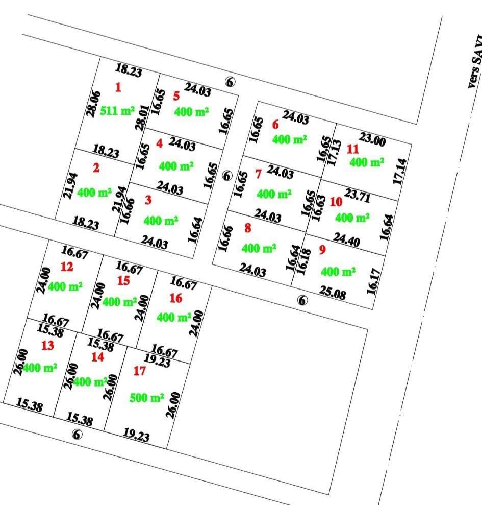 17 Parcelles à Vendre à Ouidah Minantinkpon - 400m²