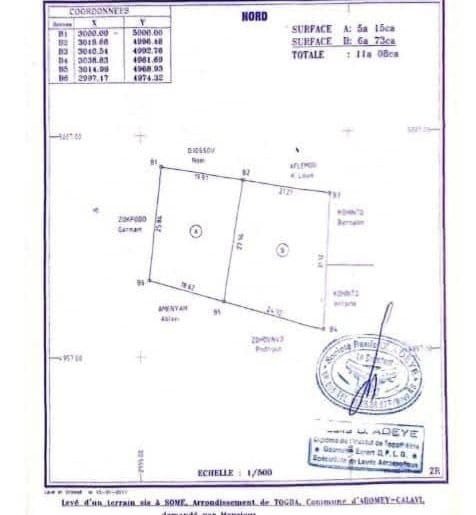 Deux-parcelles-a-vendre-a-Calavi-Togba Deux parcelles à vendre à Calavi Togba