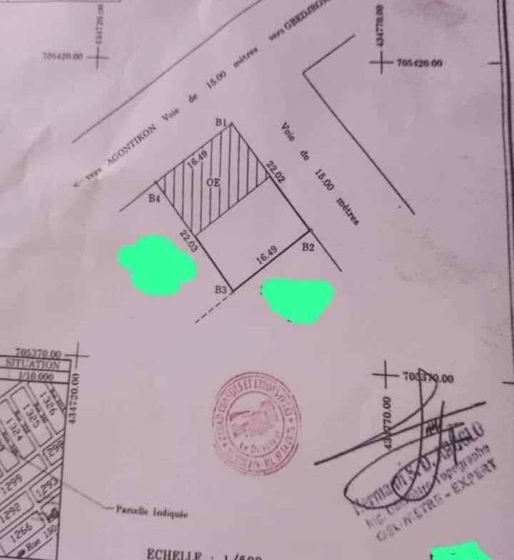 Vente de Parcelle à Sainte Rita, Cotonou - BENIN-IMMO