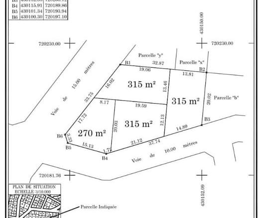 4 Parcelles à vendre à Misséssinto Akassato