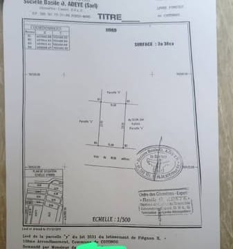 Deux parcelles à vendre à Fidjrossè Plage - 672 m²