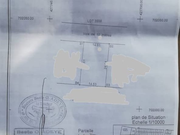 Parcelle Clôturée à Vendre à Fidjrossè Fiyegnon 2
