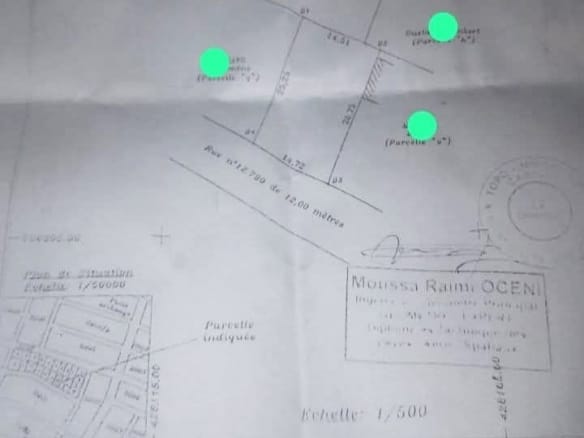 Parcelle à vendre à Agla – 377m² avec Titre Foncier