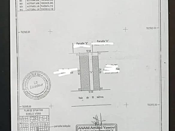 Parcelle de 319 m² à vendre à Fidjrossè Akogbato