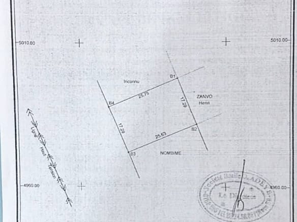 Parcelle de 444m² à vendre à Godomey Aïmèvo