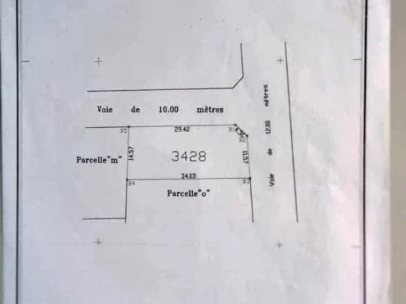 Parcelle de 479 m² à Vendre à Fidjrossè Togbin