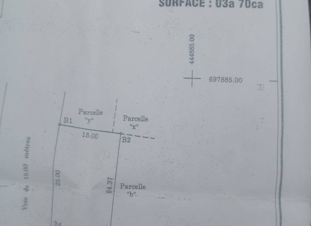 Parcelle de 370 m² à vendre à Fidjrossè Adjaha