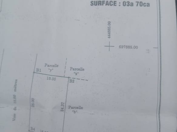 Parcelle de 370 m² à vendre à Fidjrossè Adjaha