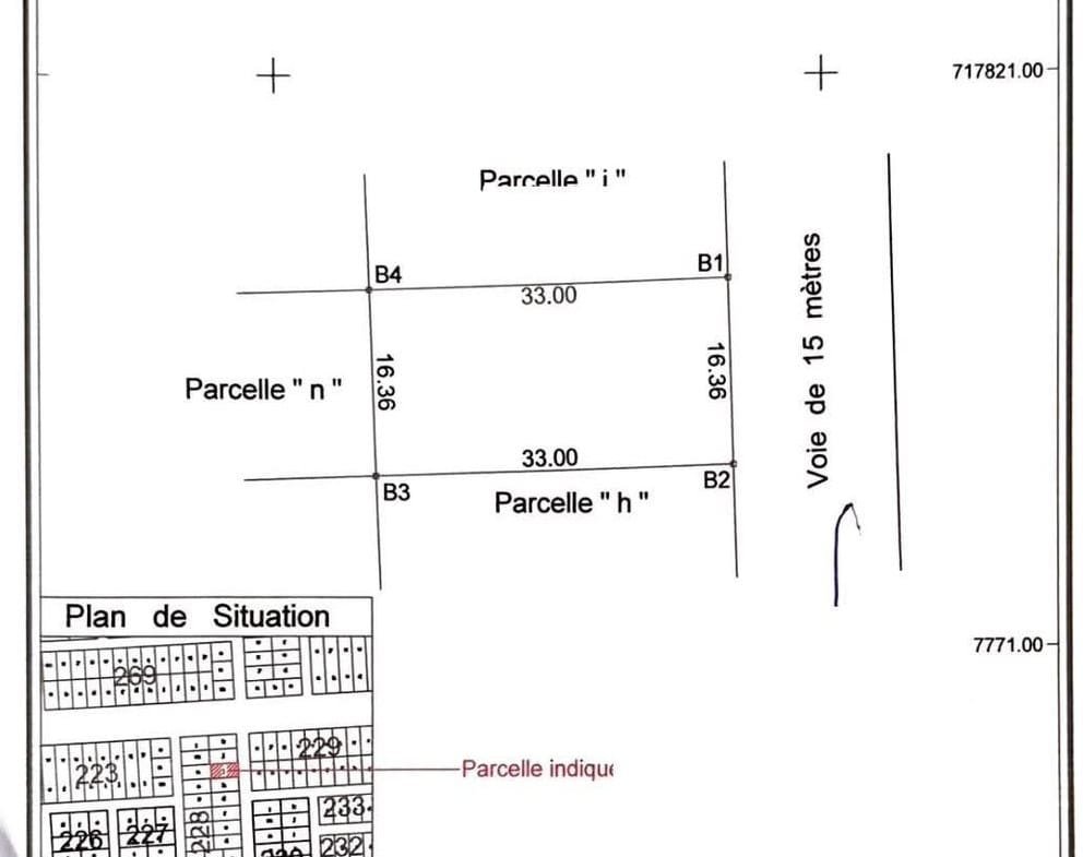 2 Parcelles de 540 m² avec Titre Foncier à Calavi Zopah