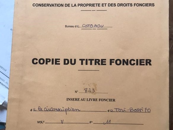 Terrain de 1068 m² avec Titre Foncier à vendre à Tori Avamé_2