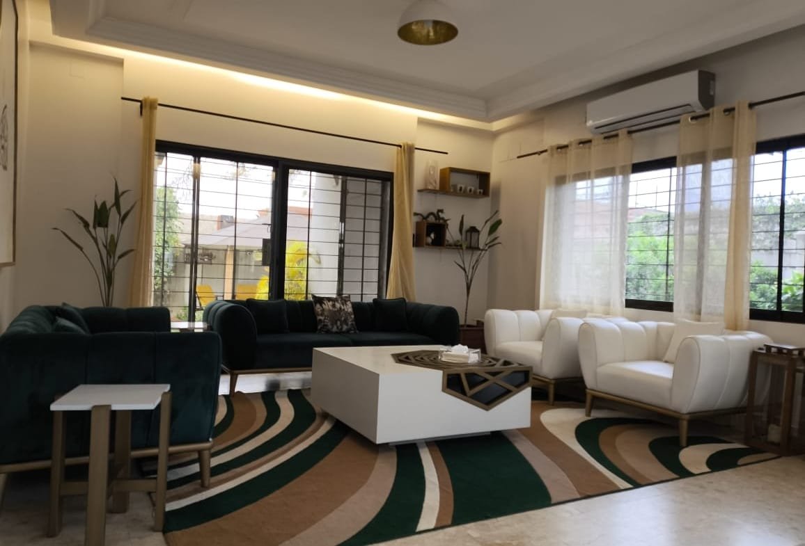 Villa meublée de 5 chambres à louer à Jak PLM – Cotonou - BENIN-IMMO