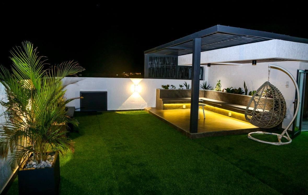 Appartement meublé de luxe avec rooftop à la Haie Vive 16