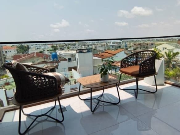 Appartement meublé de luxe avec rooftop à la Haie Vive