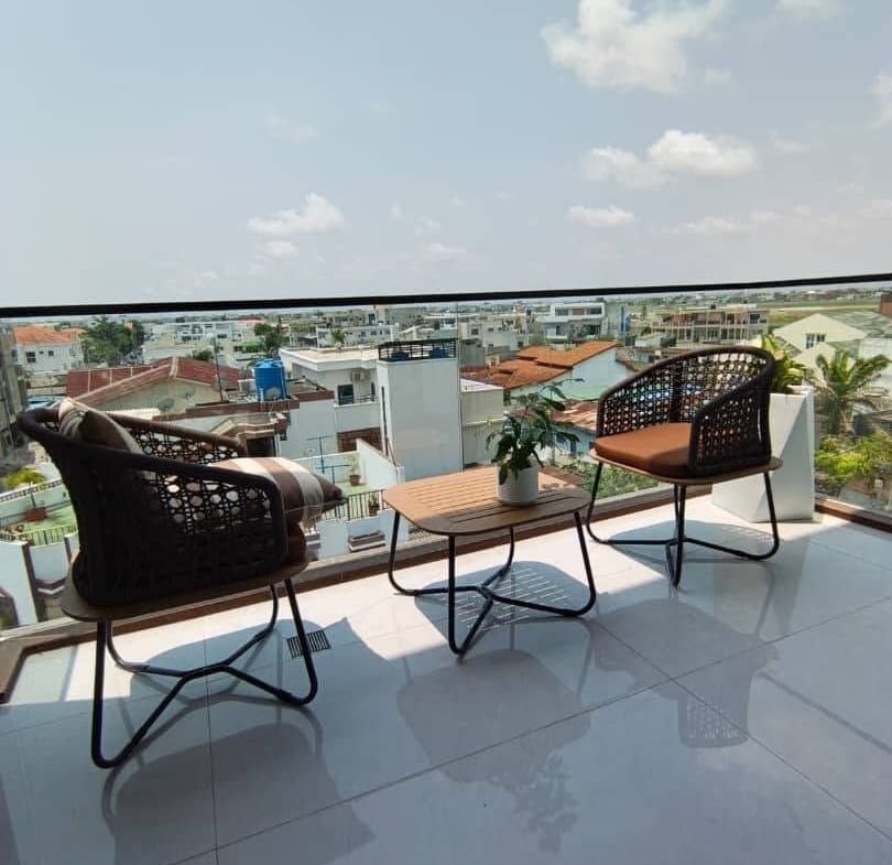 Appartement meublé de luxe avec rooftop à la Haie Vive