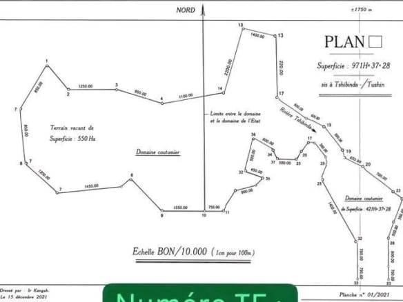 Domaine agricole de 70 hectares à Allada Agbanou