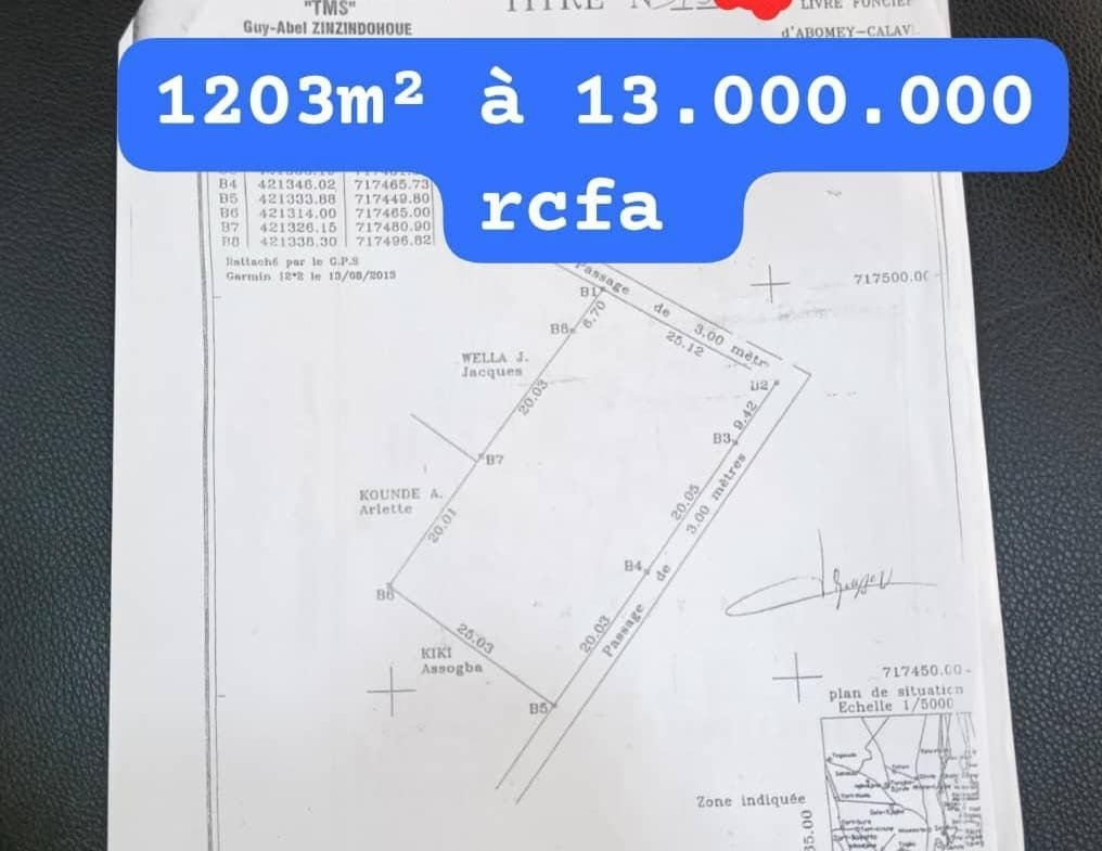 Domaine avec titre foncier à Togba Assrossa