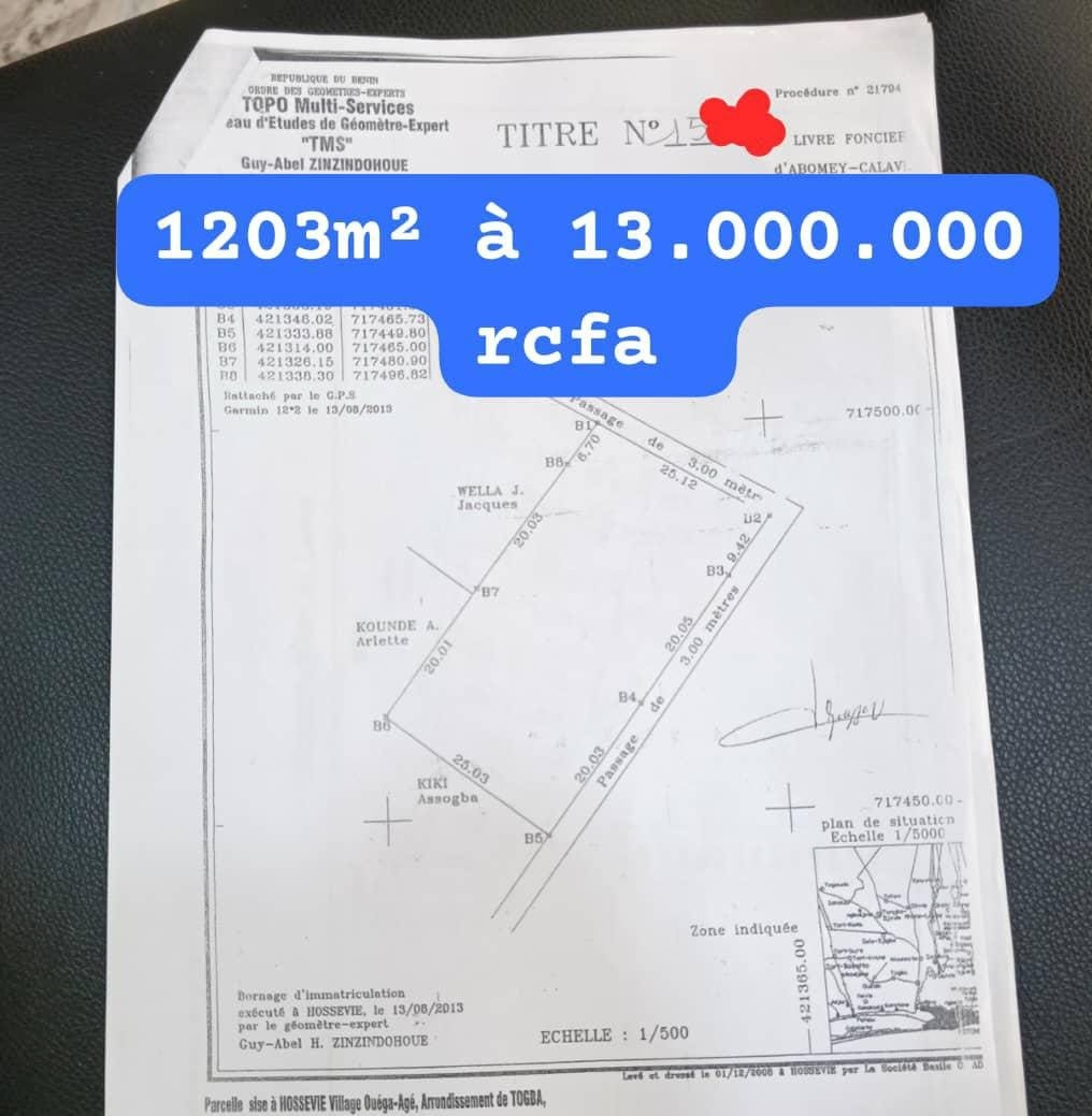 Domaine avec titre foncier à Togba Assrossa