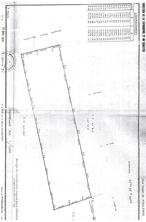 Domaine de 54 hectares en bord de mer à vendre à Djèffa