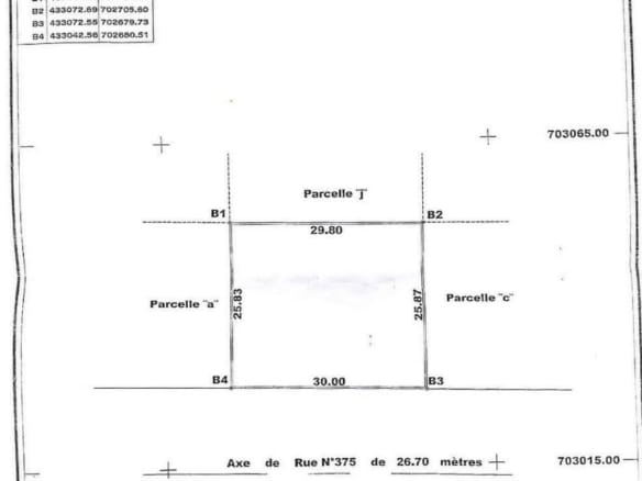 Parcelle clôturée de 773 m² à Haie Vive Cotonou