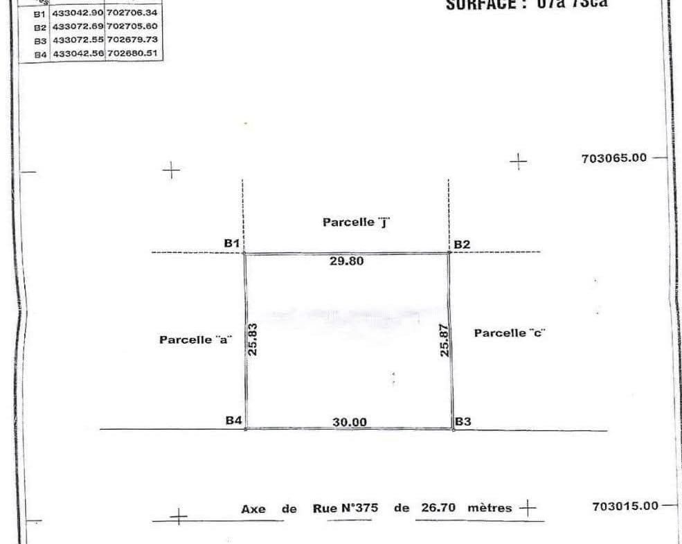Parcelle clôturée de 773 m² à Haie Vive Cotonou