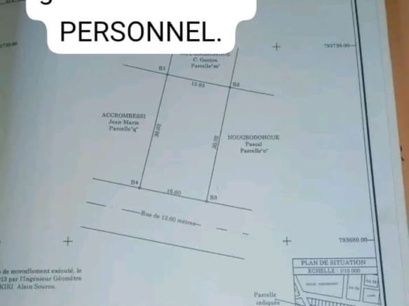 Parcelles à vendre à Abomey Goho près du stade