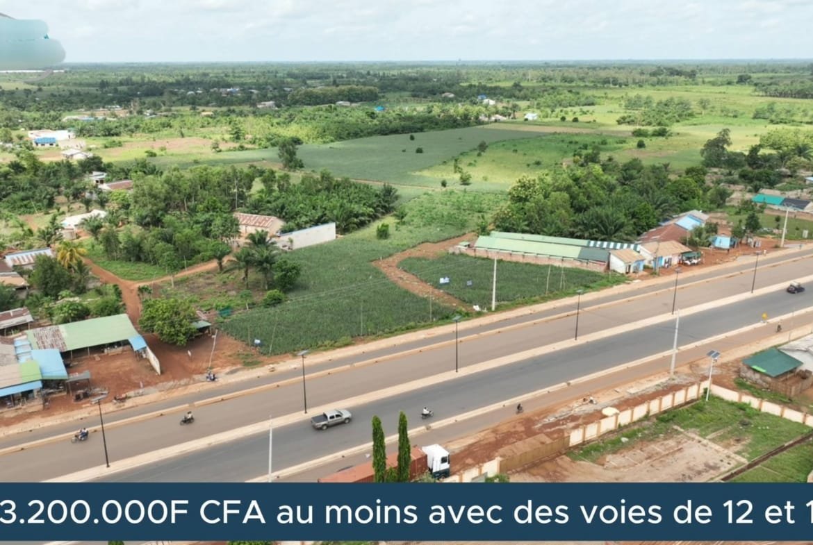 Parcelles avec titre foncier à Agbodjèdo près de la GDIZ