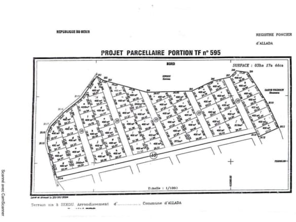 Parcelles avec titre foncier à vendre à Sékou