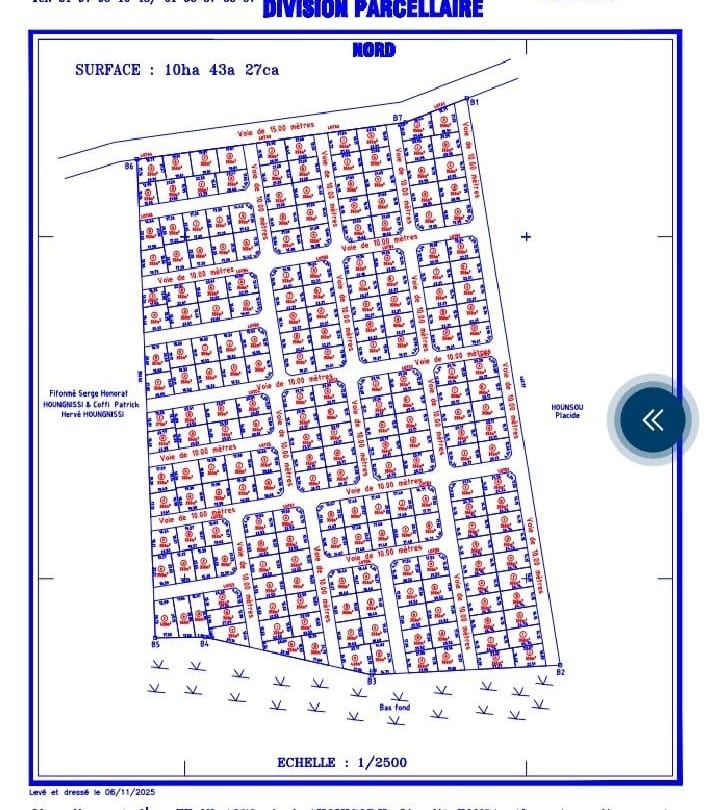 Parcelles sécurisées de 350 m² à Ouidah Ahouicodji Parcelles sécurisées de 350 m² à Ouidah Ahouicodji