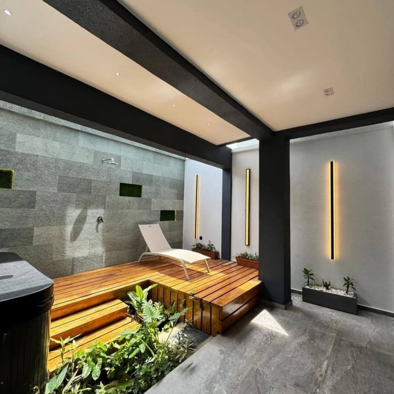 Villa meublée avec jacuzzi et vue mer à Akpakpa Marina 4