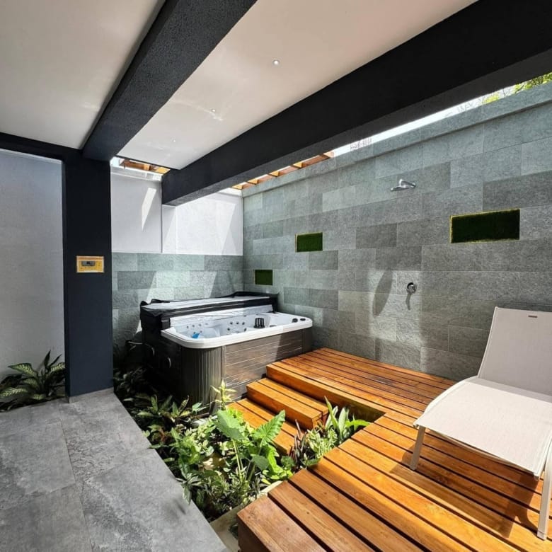 Villa meublée avec jacuzzi et vue mer à Akpakpa Marina 5