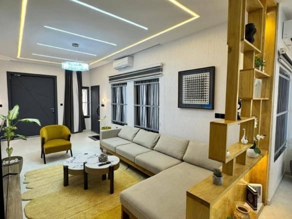 Villa meublée avec jacuzzi et vue mer à Akpakpa Marina
