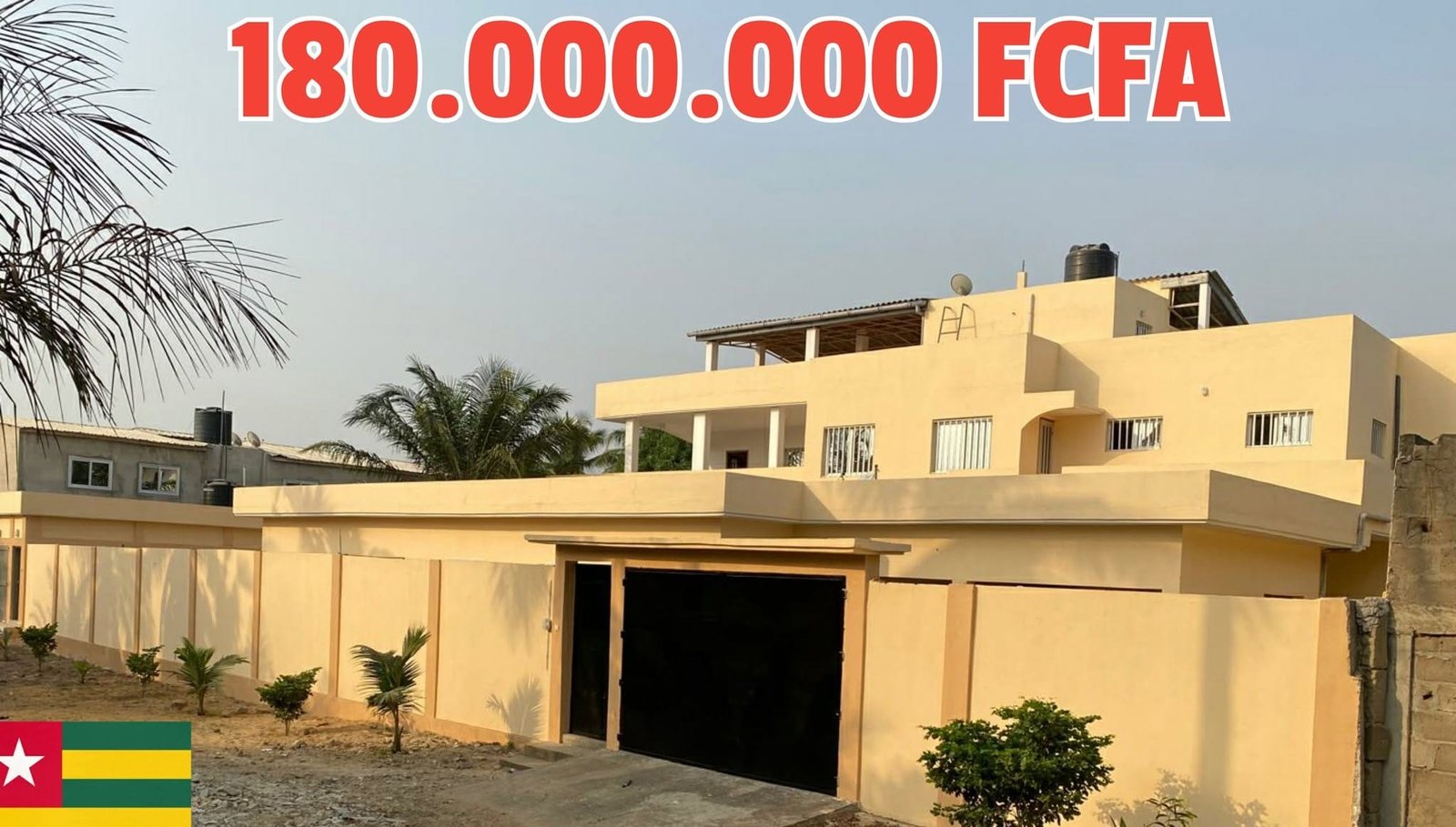 Villa sur 4 lots à vendre à Anyimania Aného