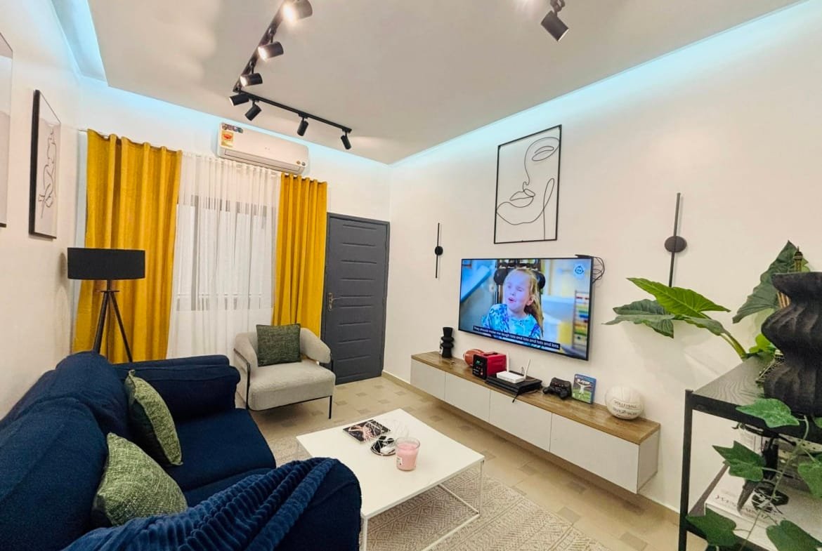 Appartement meublé 1 chambre à louer à Fidjrossè Plage