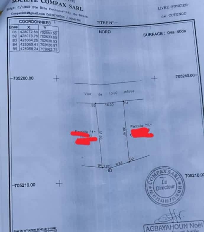 Grande parcelle à vendre à Fidjrossè Akogbato