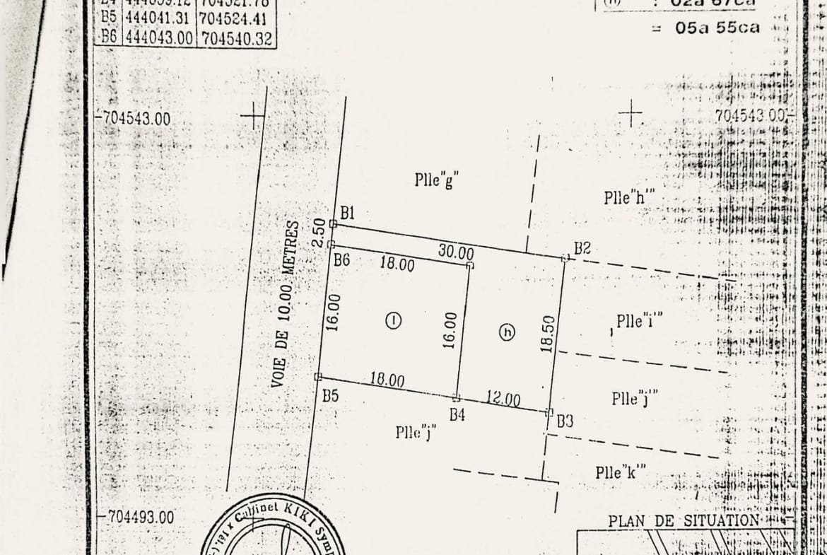 Grande parcelle de 555 m² à vendre à Agblangandan