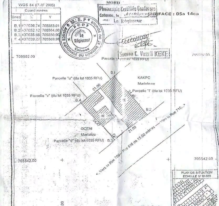 Maison à vendre à Aïdjèdo Cotonou