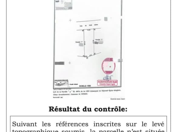 Parcelle à vendre à Fidjrossè Akogbato près de la station JNP