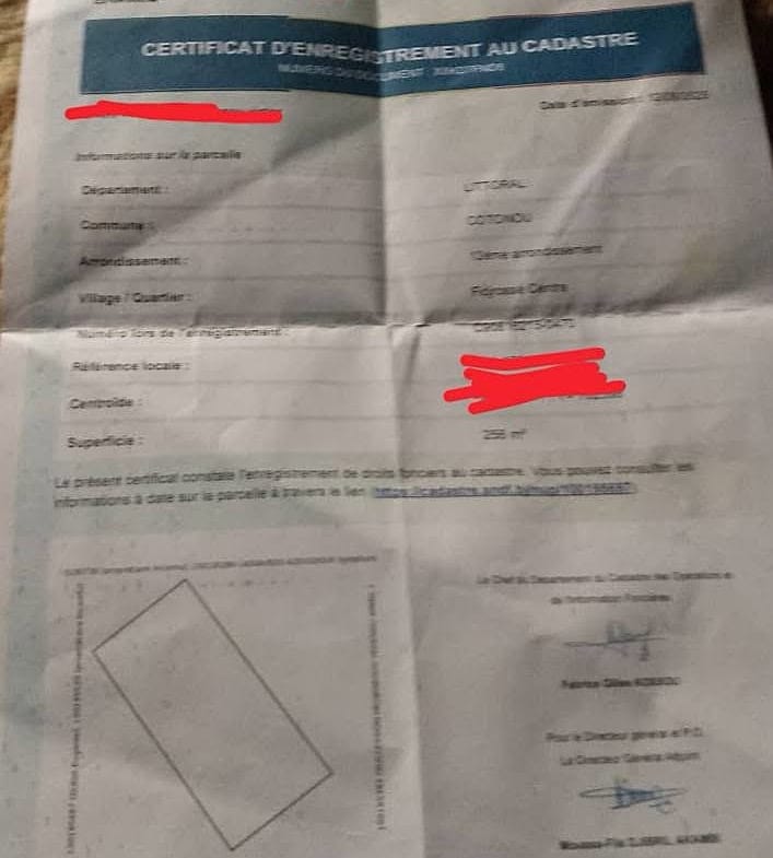 Parcelle à vendre à Fidjrossè proche de la plage 2