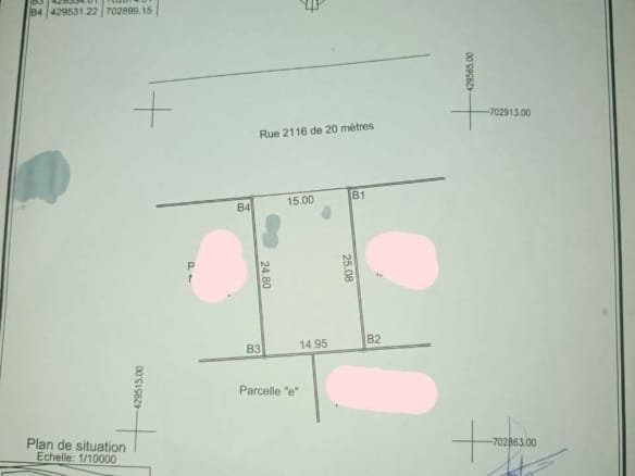 Parcelle de 373 m² à vendre à Fidjrossè Houénoussou près de Bar Detinsa