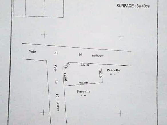 Parcelle en angle de rue à Ouidah Zomaï Zinvo