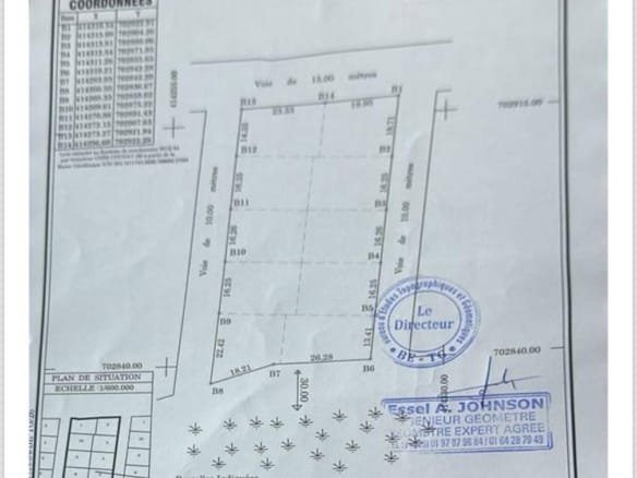 10 parcelles de 350 m² avec titre foncier à vendre à Pahou Ouidah